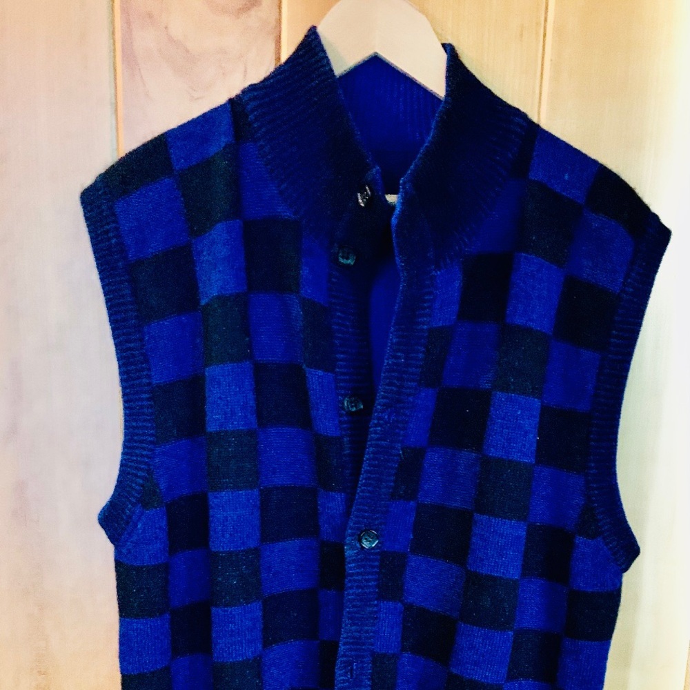 Cardigan indigo blue Vest